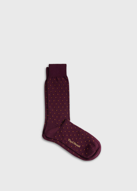 Colorful Dot Sock - Paul Stuart Premium