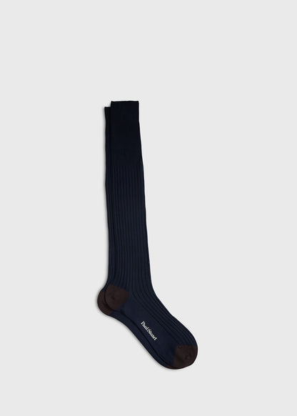 Two-Tone Ribbed Sock - Paul Stuart Popular