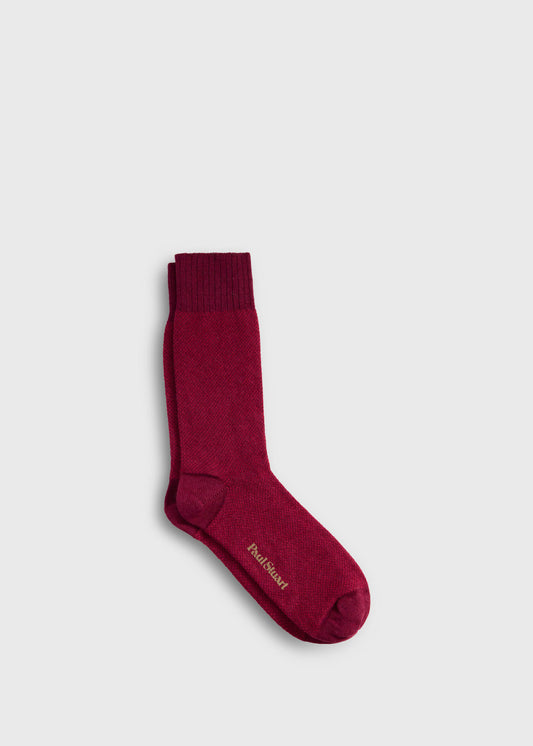 Cashmere Blend Oxford Sock - Paul Stuart Latest