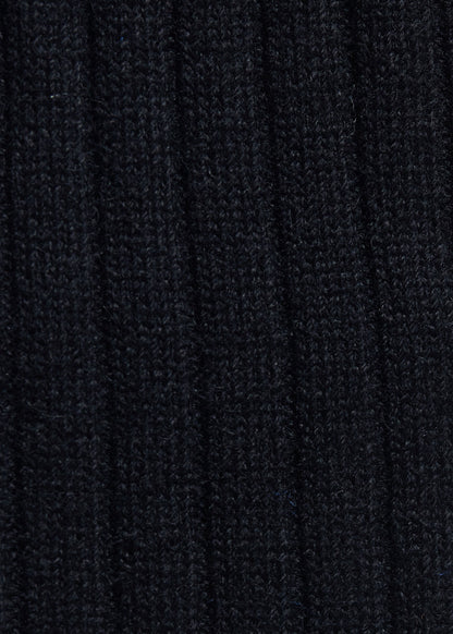 Cashmere Ribbed Crew Sock - Paul Stuart Everyday