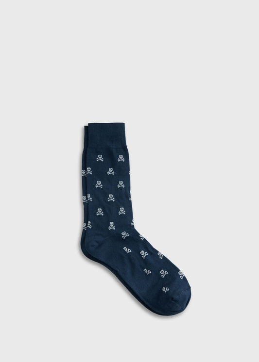 Skull & Bone Sock - Paul Stuart Quality