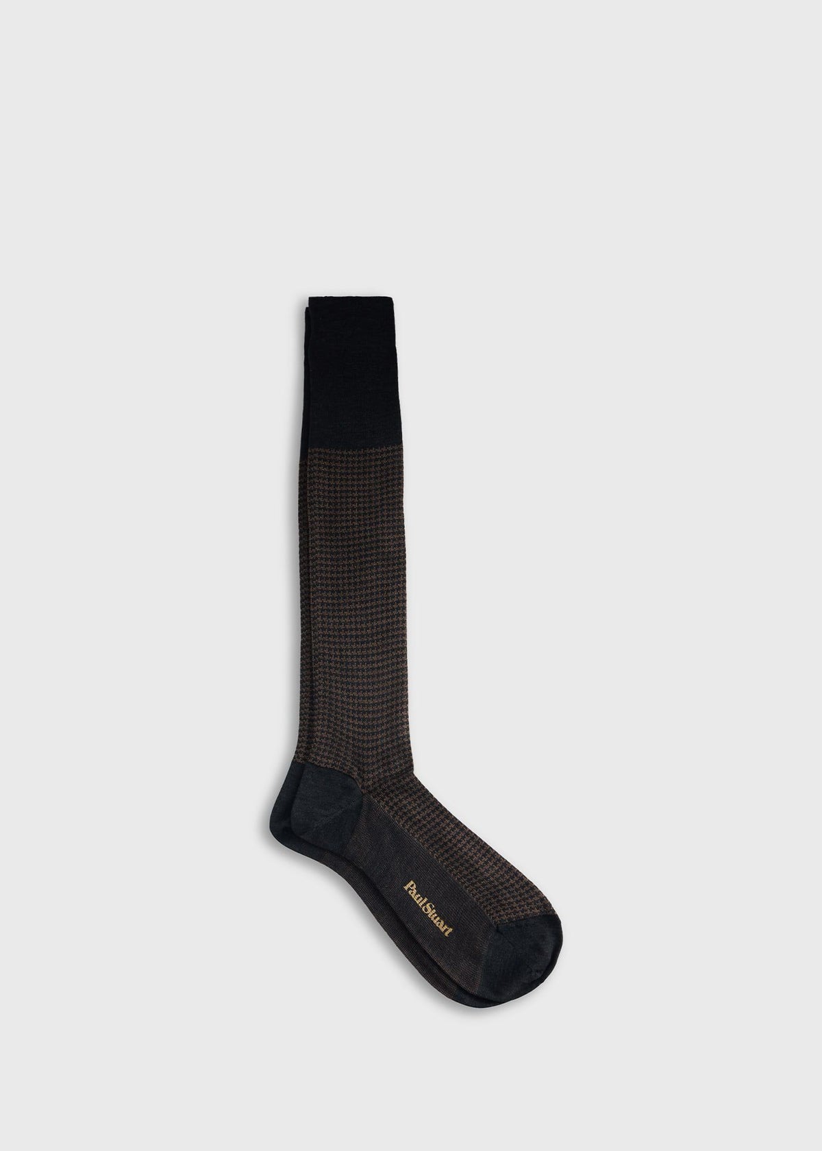 Wool Micro Houndstooth Sock - Paul Stuart Special Offer