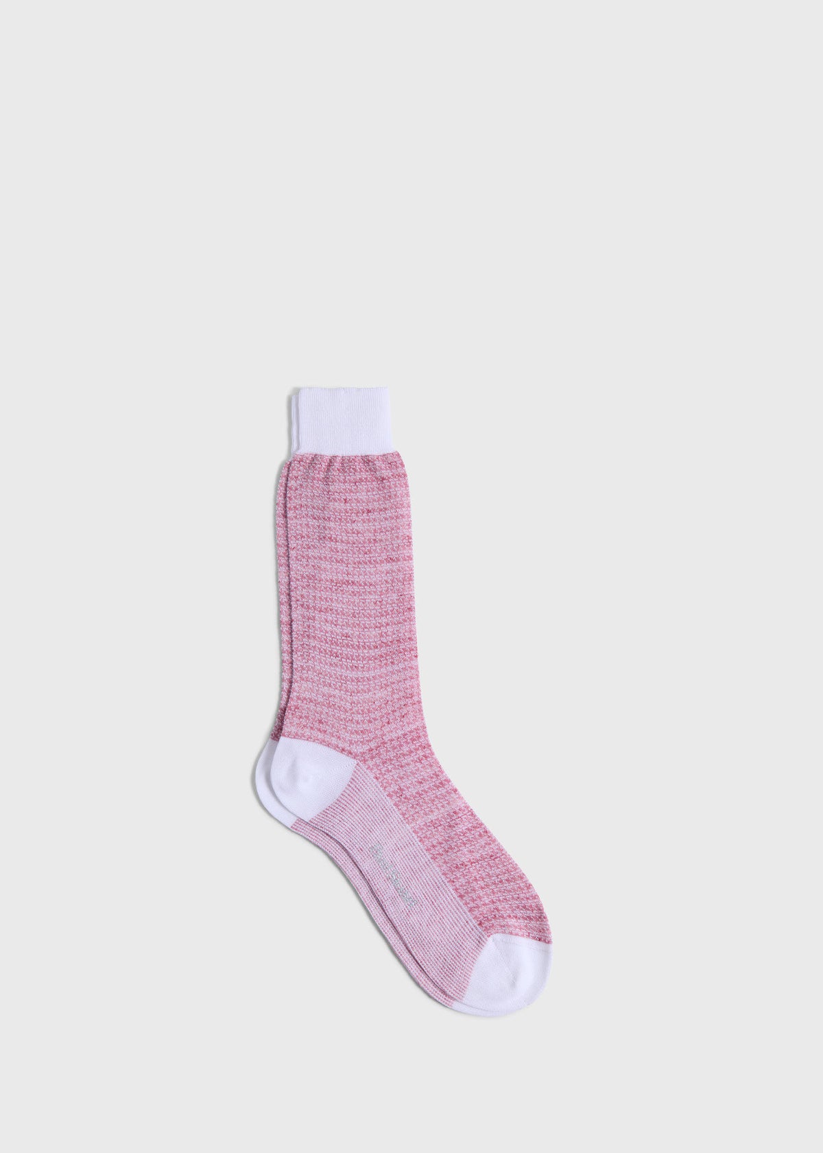 Cotton & Linen Houndstooth Sock - Paul Stuart Trending