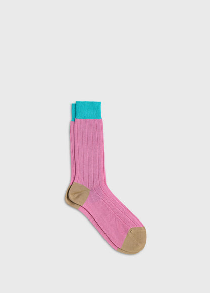 Mercerized Cotton Ribbed Sock - Paul Stuart Great Value