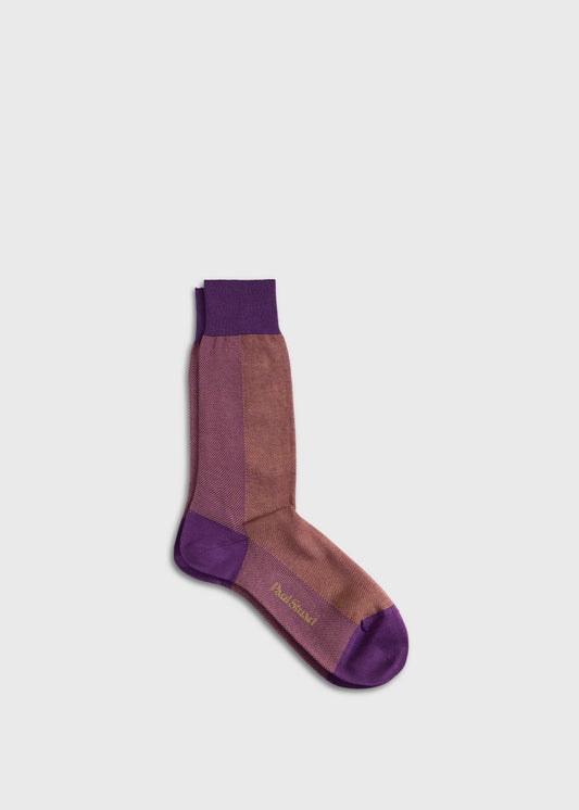 Two-Tone Oxford Sock - Paul Stuart Discount