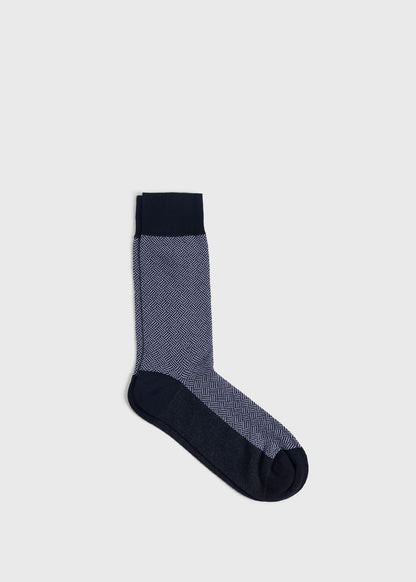 Cotton Parquet Sock - Paul Stuart Exclusive
