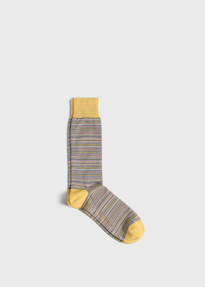 Multi Color Stripe Sock - Paul Stuart Special Offer