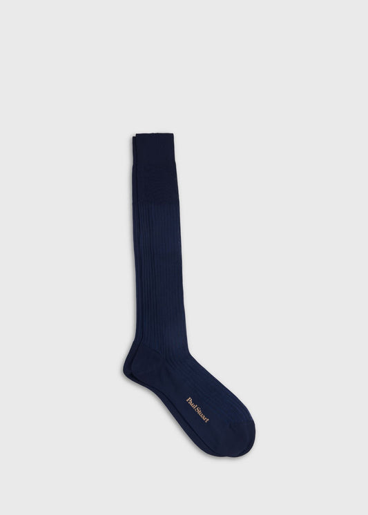 Wool/Cotton Shadow Stripe Sock - Paul Stuart Premium