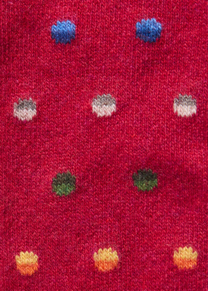 Chunky Colorful Dot Sock - Paul Stuart Signature