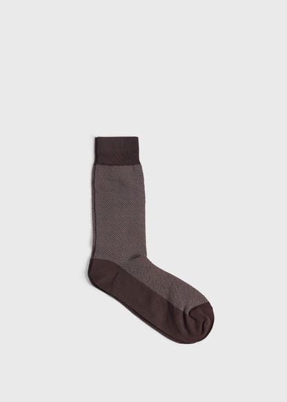 Cotton Parquet Sock - Paul Stuart Recommended