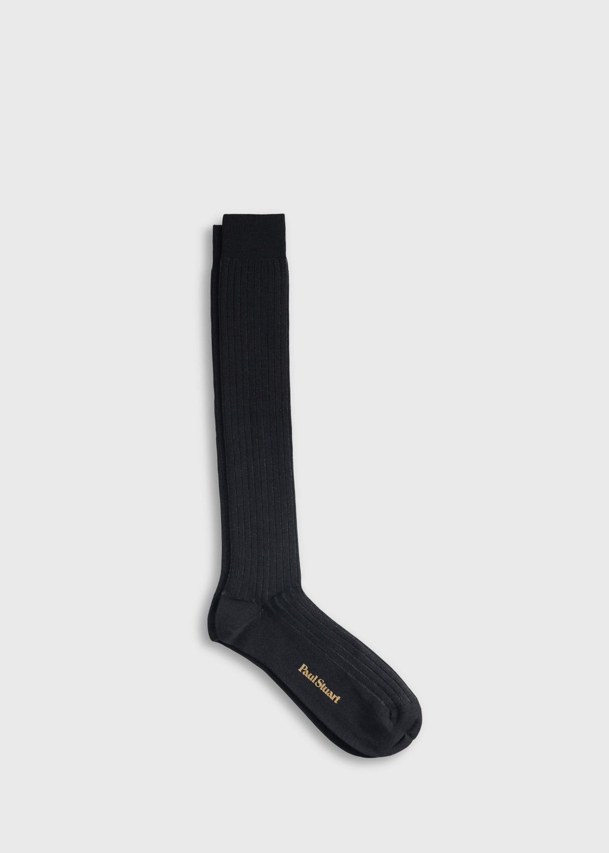 Wool & Cotton Shadow Stripe Sock - Paul Stuart Quality
