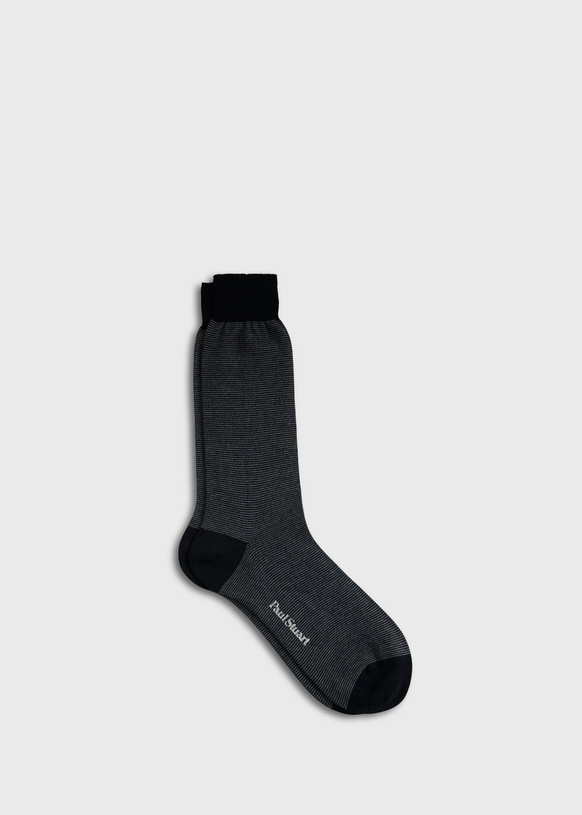 Wool Mini Two-Tone Stripe Sock - Paul Stuart Everyday