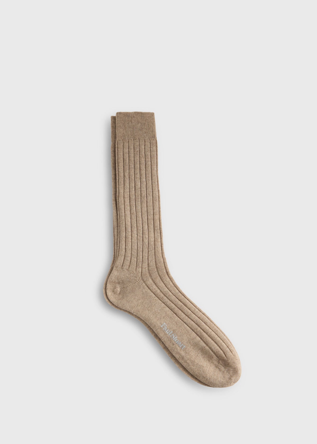 Cashmere Ribbed Crew Sock - Paul Stuart Trusted