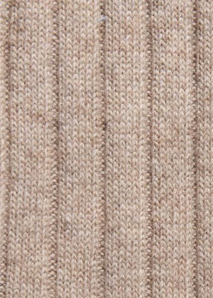 Cashmere Ribbed Crew Sock - Paul Stuart Trusted