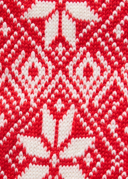Wool Blend Snowflake Sock - Paul Stuart Top Pick