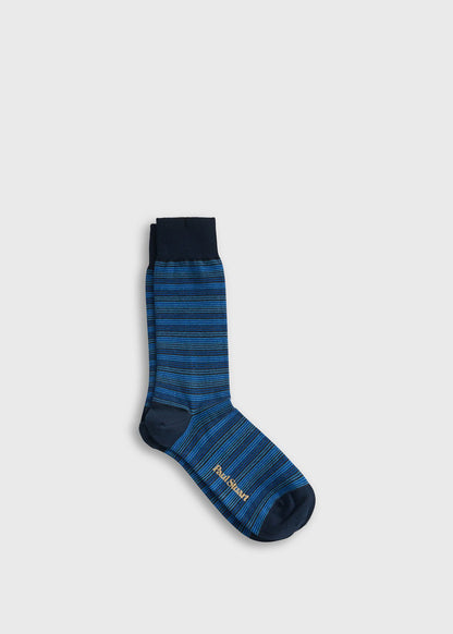 Multicolor Stripe Sock - Paul Stuart Essential