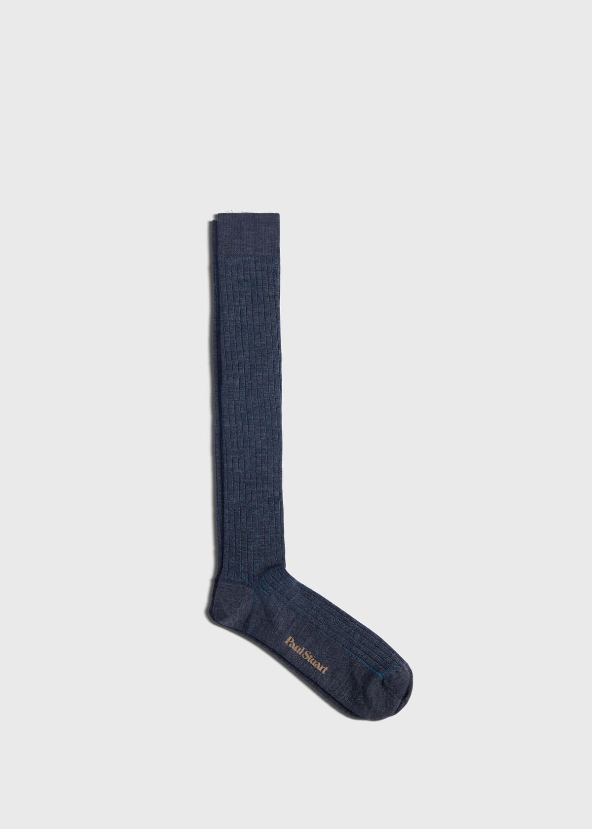 Wool & Cotton Shadow Stripe Sock - Paul Stuart Smart Buy