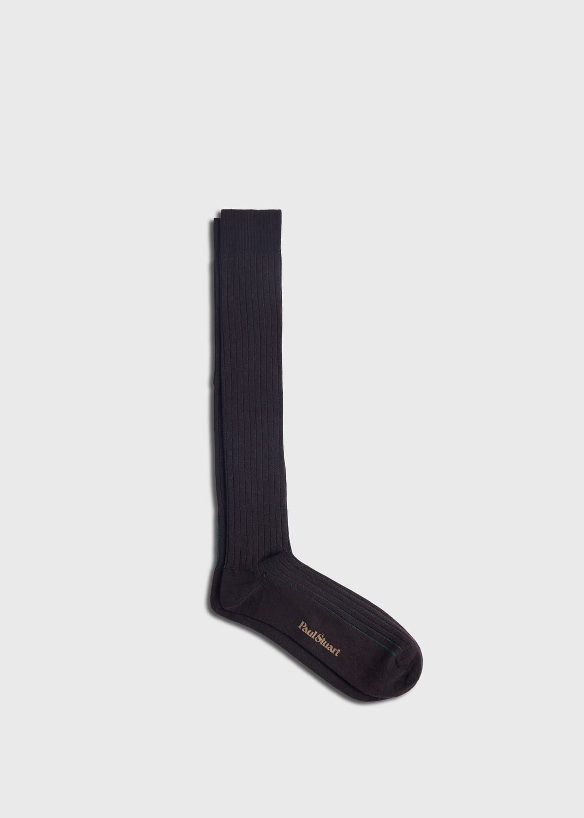 Wool & Cotton Shadow Stripe Sock - Paul Stuart Classic