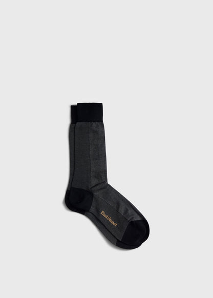 Two-Tone Oxford Sock - Paul Stuart Premium