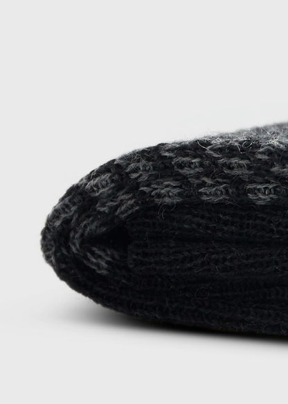Wool Micro Houndstooth Sock - Paul Stuart Essential