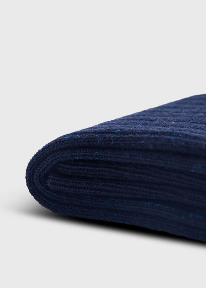 Wool & Cotton Shadow Stripe Sock - Paul Stuart Top Pick