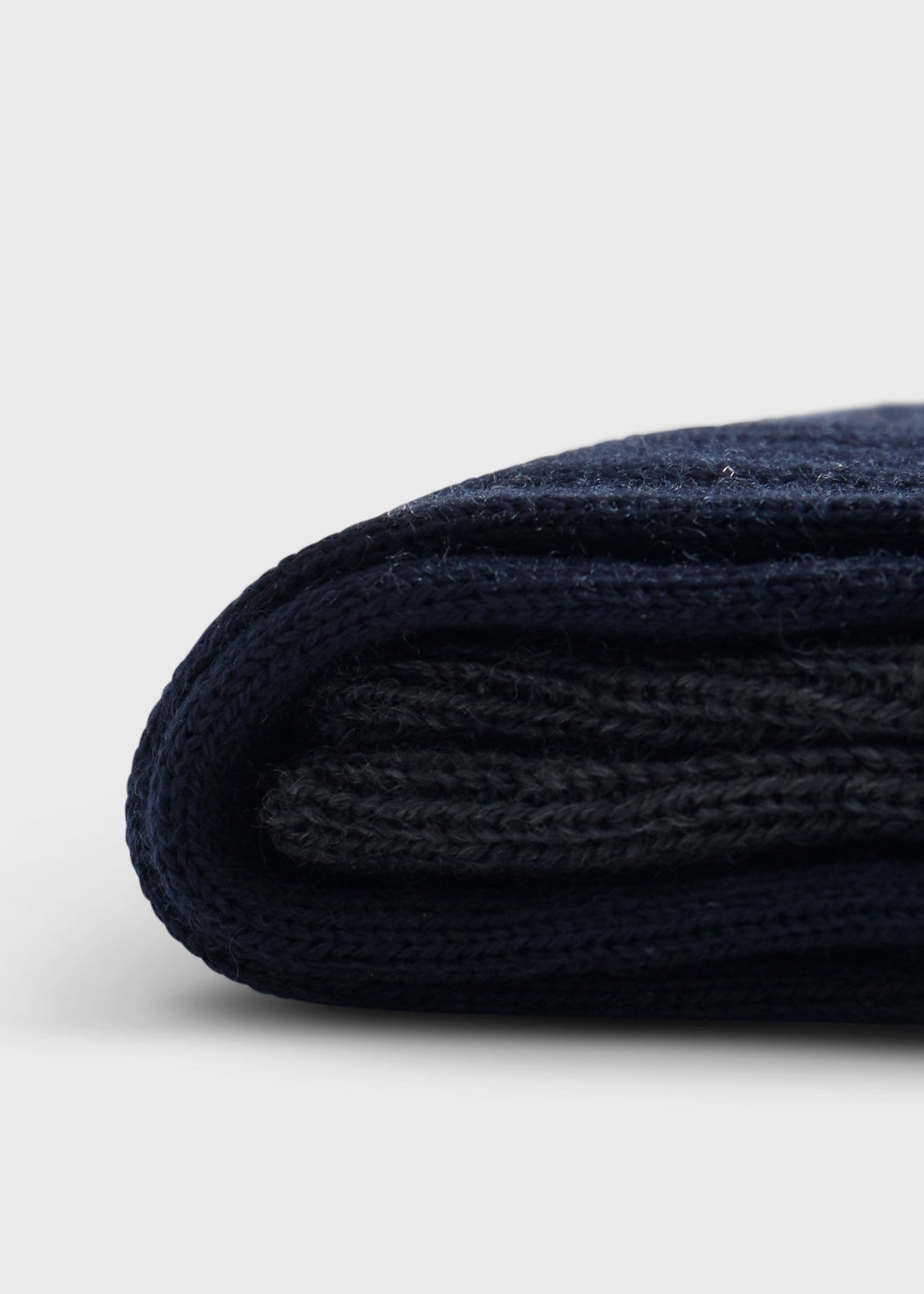 Wool Ribbed Sock with Contrast Trim - Paul Stuart Deals