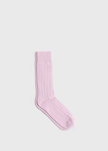 Cashmere Blend Ribbed Sock - Paul Stuart Smart Buy