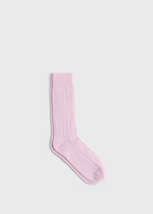 Cashmere Blend Ribbed Sock - Paul Stuart Smart Buy