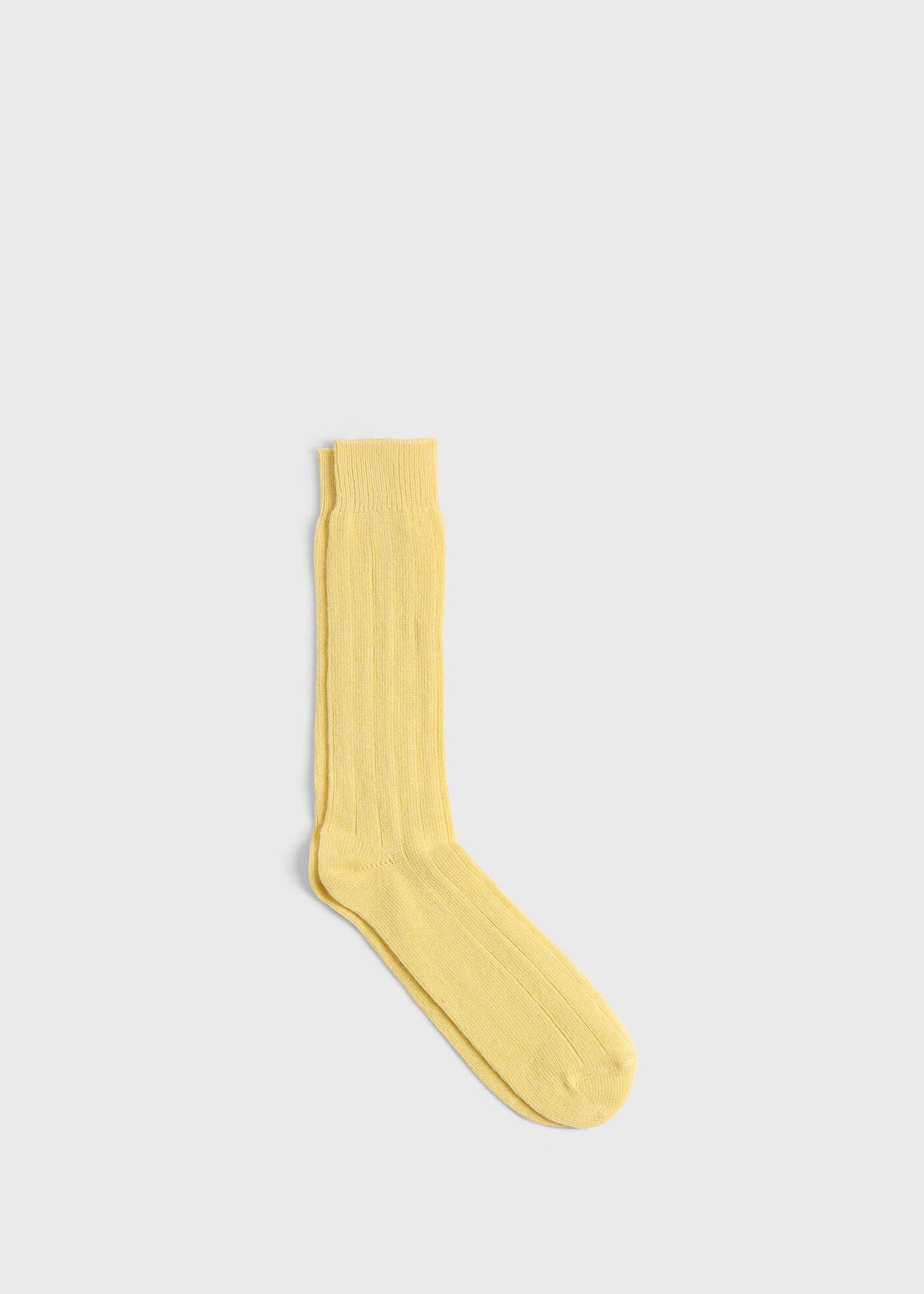 Cashmere Blend Ribbed Sock - Paul Stuart Trending