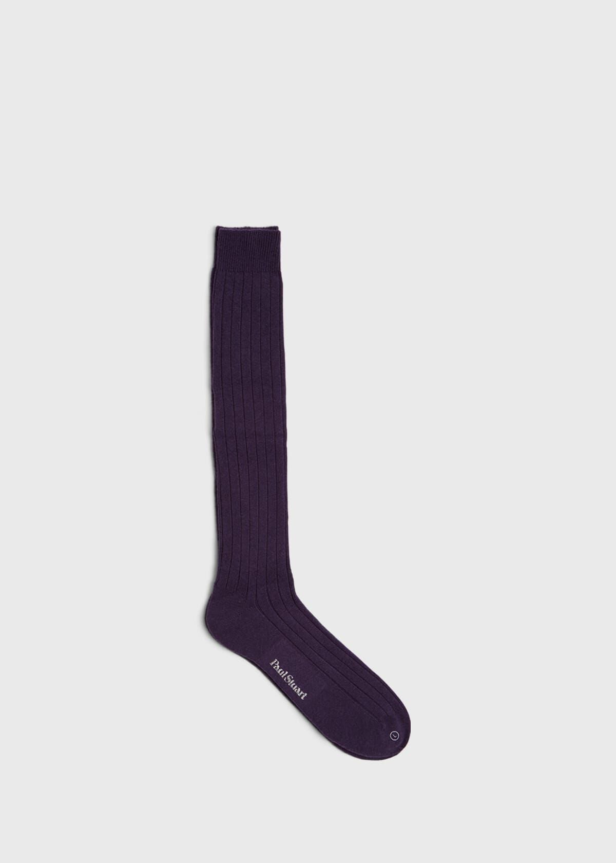 Cashmere Ribbed Sock - Paul Stuart Quality