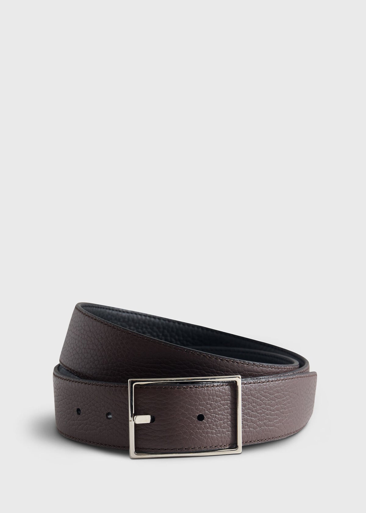Grained Taurillon Leather Belt - Paul Stuart Discount