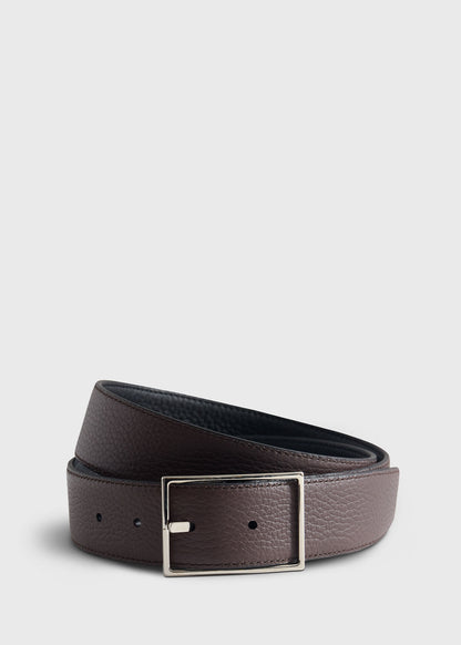 Grained Taurillon Leather Belt - Paul Stuart Discount