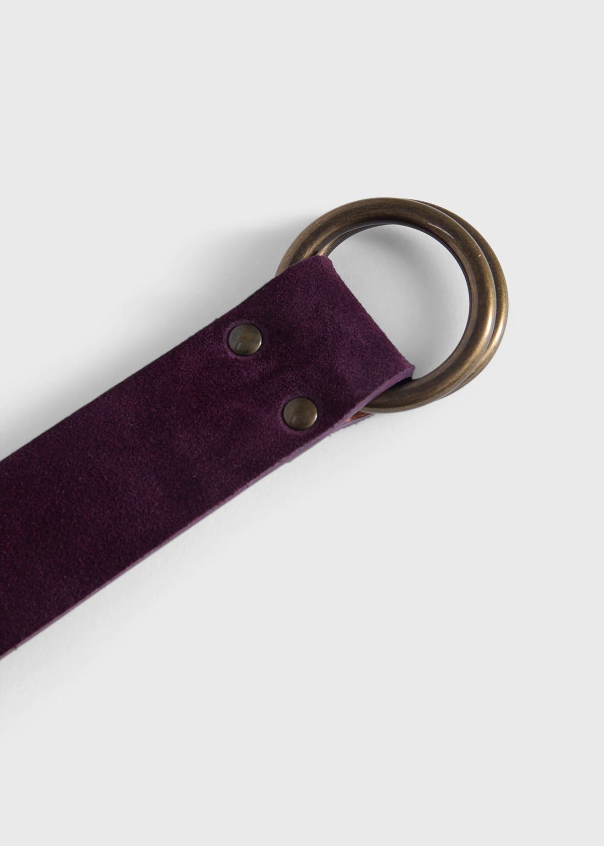 Leather O-Ring Belt - Paul Stuart New