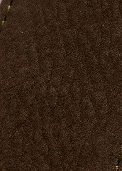 Nubuck Suede Belt with Gold Buckle - Paul Stuart Top Pick