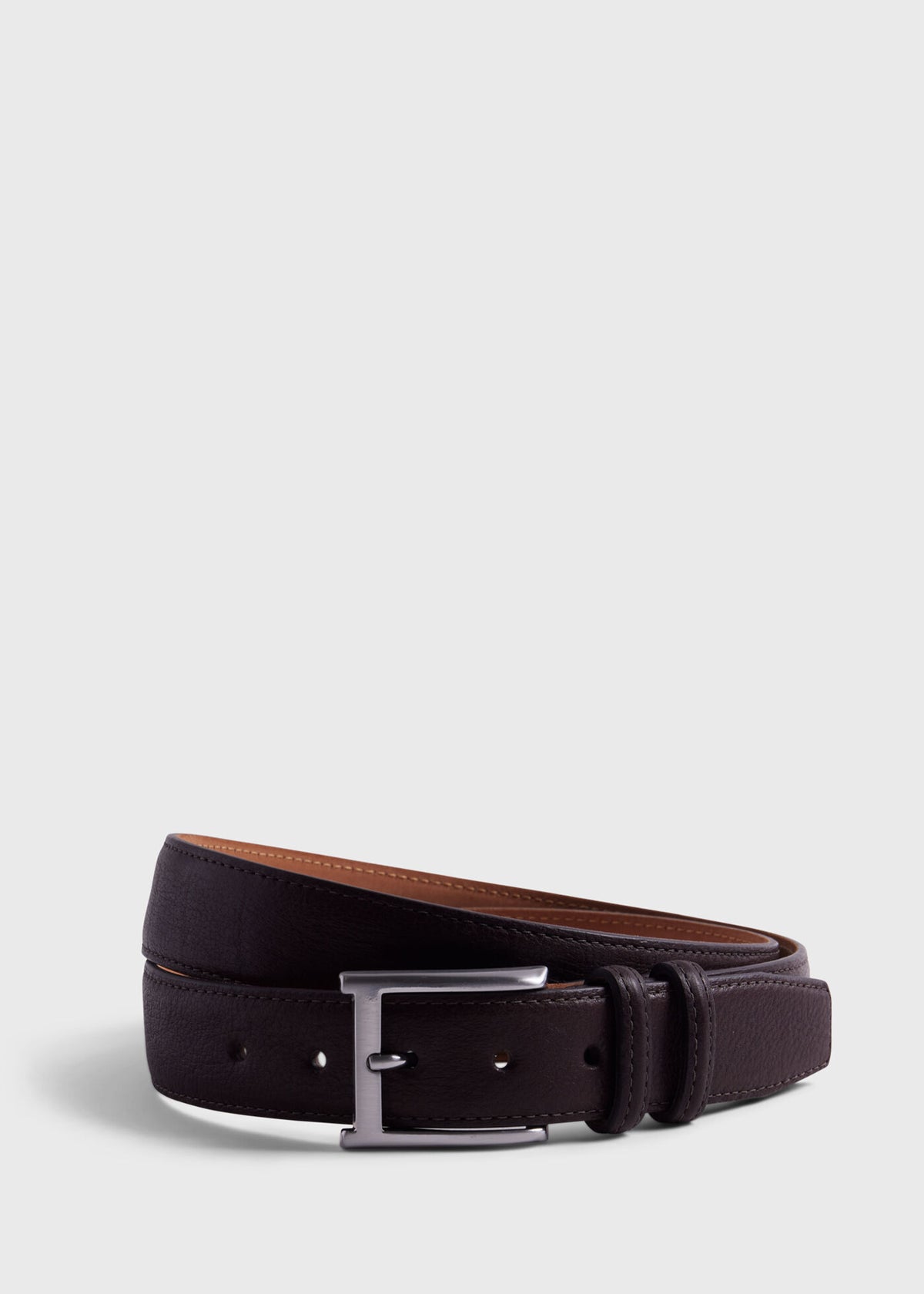 Textured Bison Belt - Paul Stuart Deals
