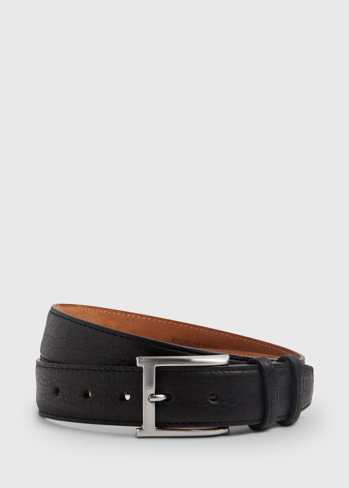 Textured Bison Belt - Paul Stuart Best Seller