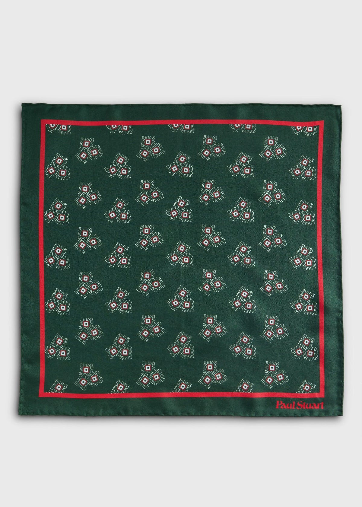 Geometric Dot Pocket Square - Paul Stuart Essential