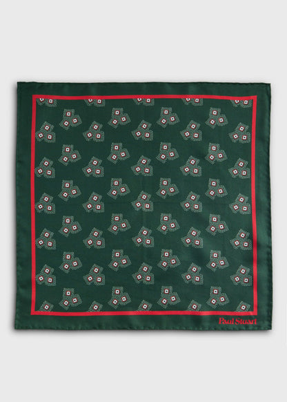 Geometric Dot Pocket Square - Paul Stuart Essential