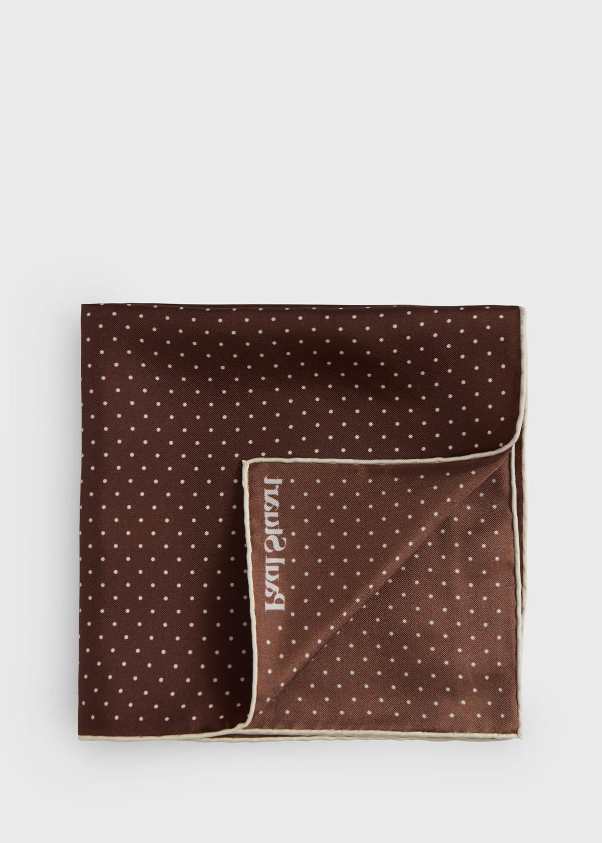 Printed Silk Dot Pocket Square - Paul Stuart Top Pick