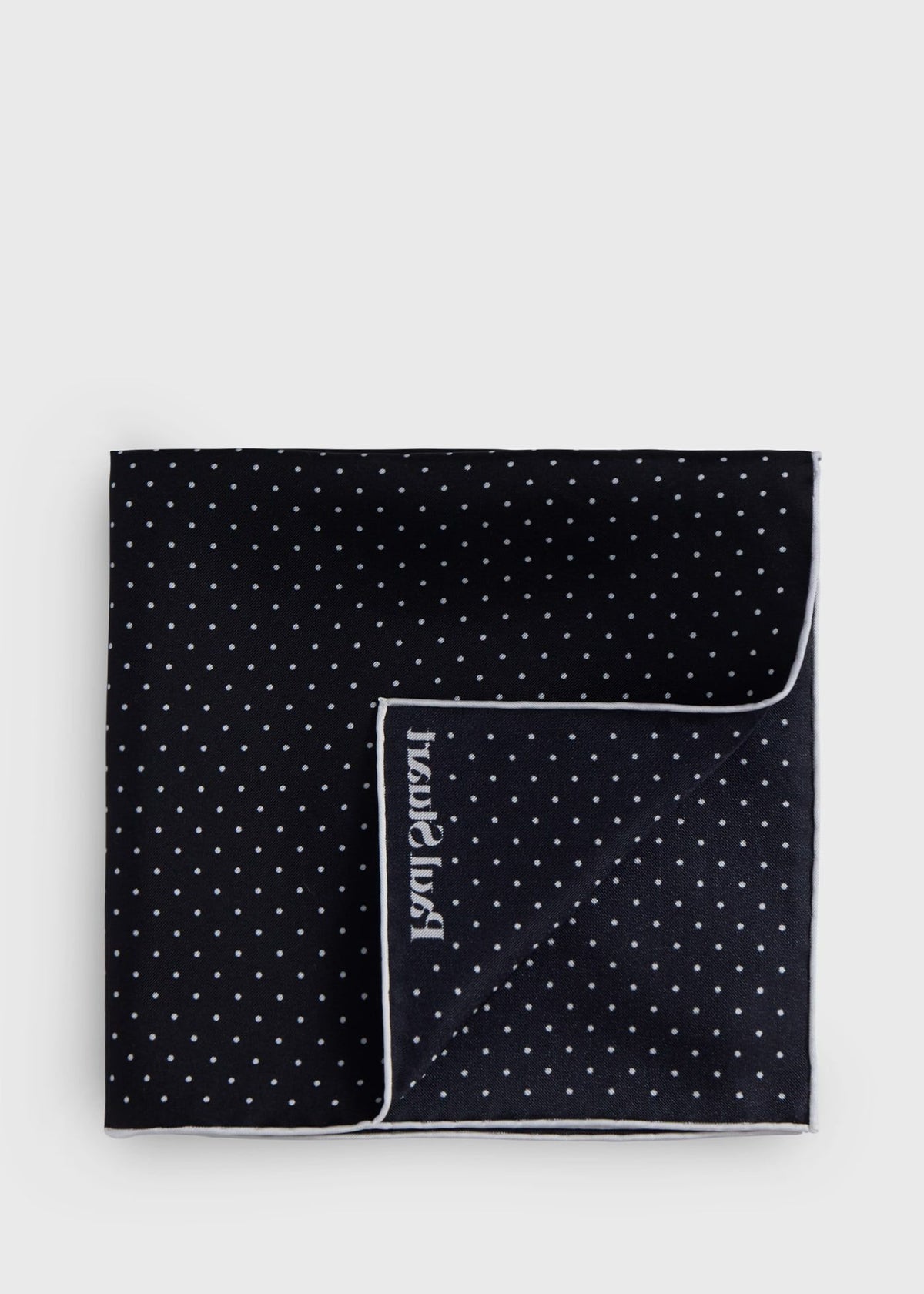 Printed Silk Dot Pocket Square - Paul Stuart Premium
