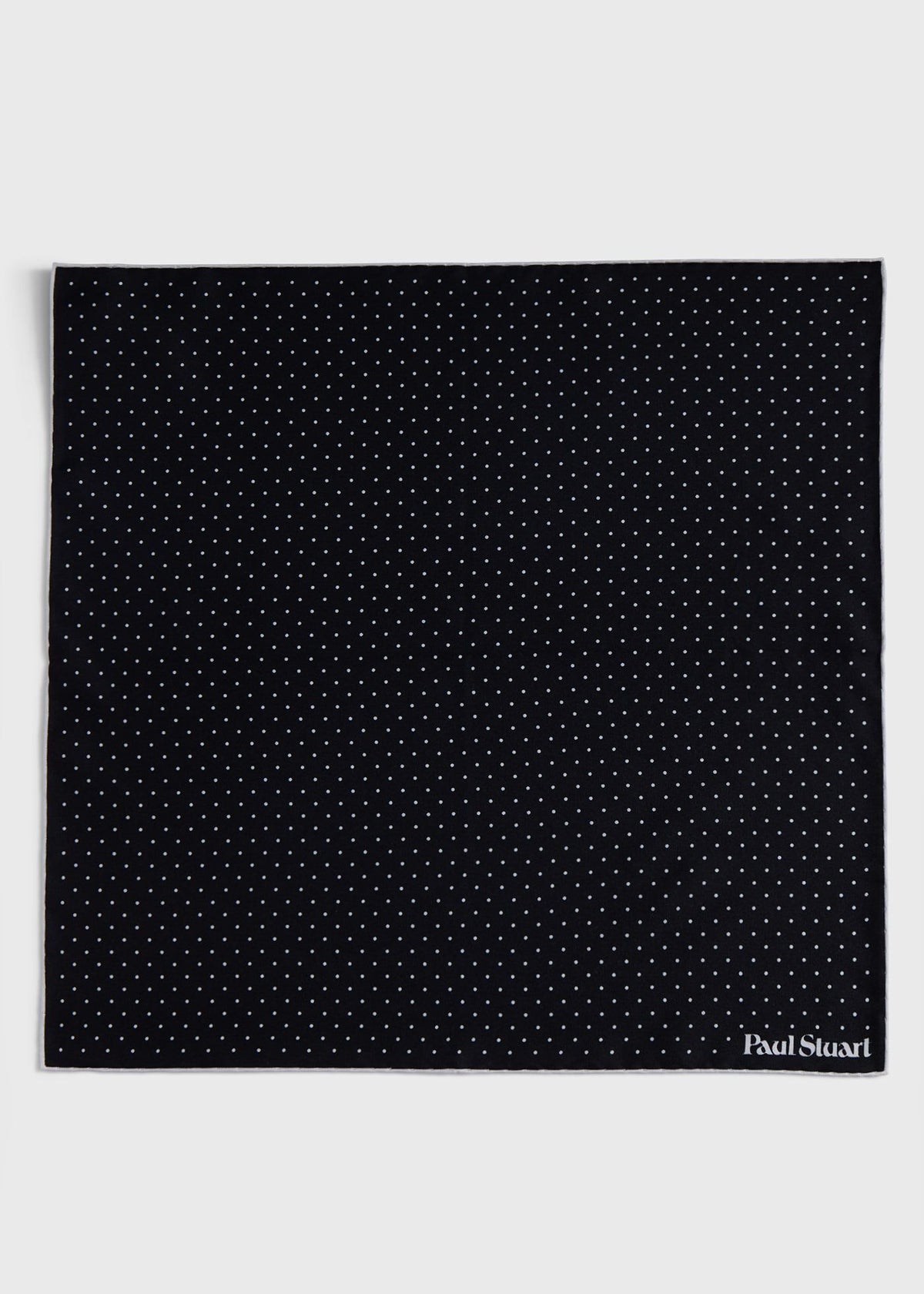 Printed Silk Dot Pocket Square - Paul Stuart Premium