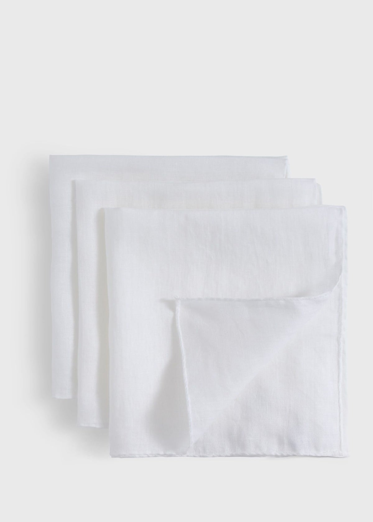 Linen Pocket Square Set - Paul Stuart Deals