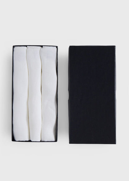 Linen Pocket Square Set - Paul Stuart Deals