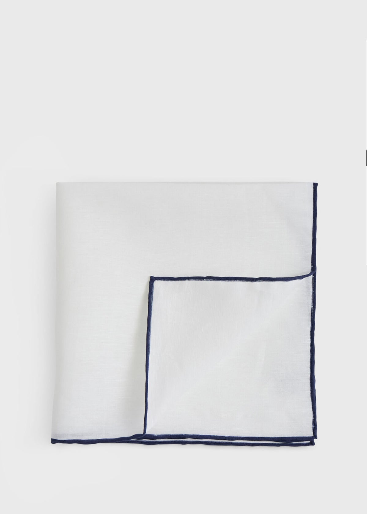 Handkerchief with Contrast Border - Paul Stuart Trusted