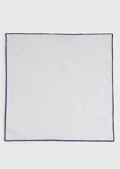 Handkerchief with Contrast Border - Paul Stuart Trusted