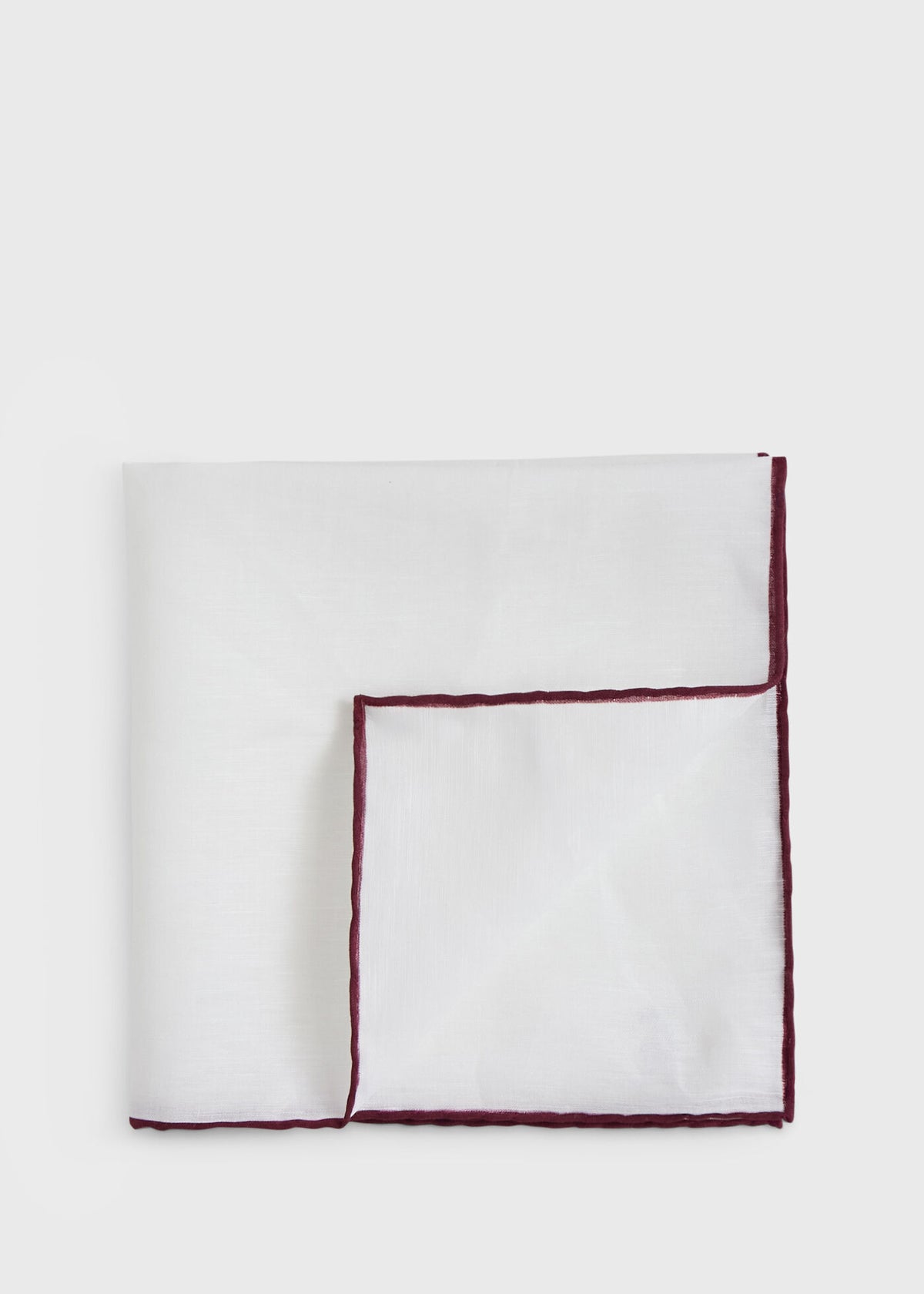 Handkerchief with Contrast Border - Paul Stuart Latest