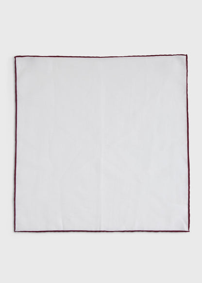 Handkerchief with Contrast Border - Paul Stuart Latest