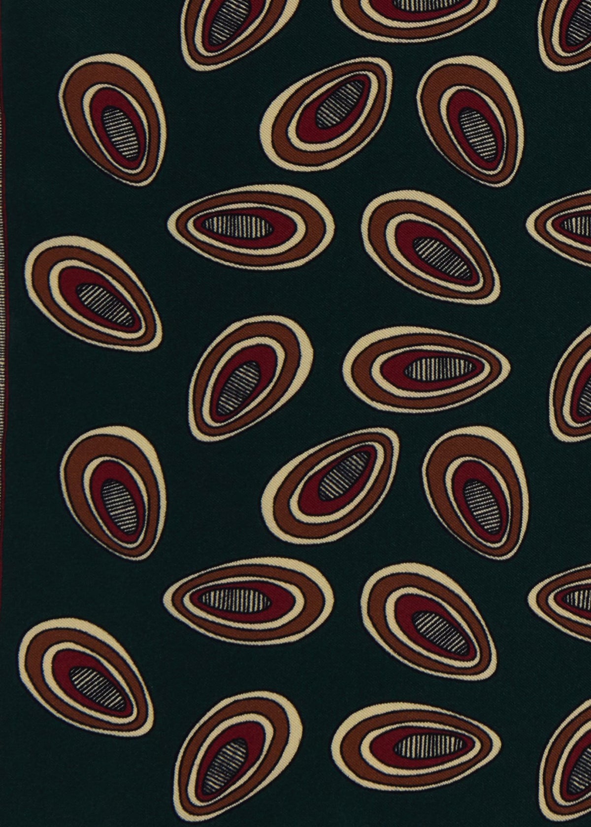 Printed Silk Deco Pocket Square - Paul Stuart Customer Favorite