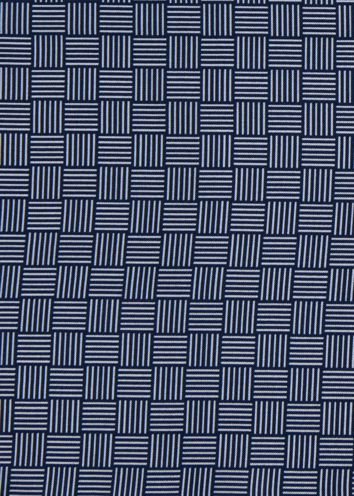 Printed Silk Parquet Pocket Square - Paul Stuart Value