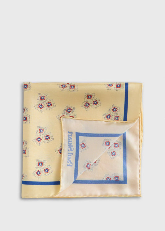 Geometric Dot Pocket Square - Paul Stuart Signature